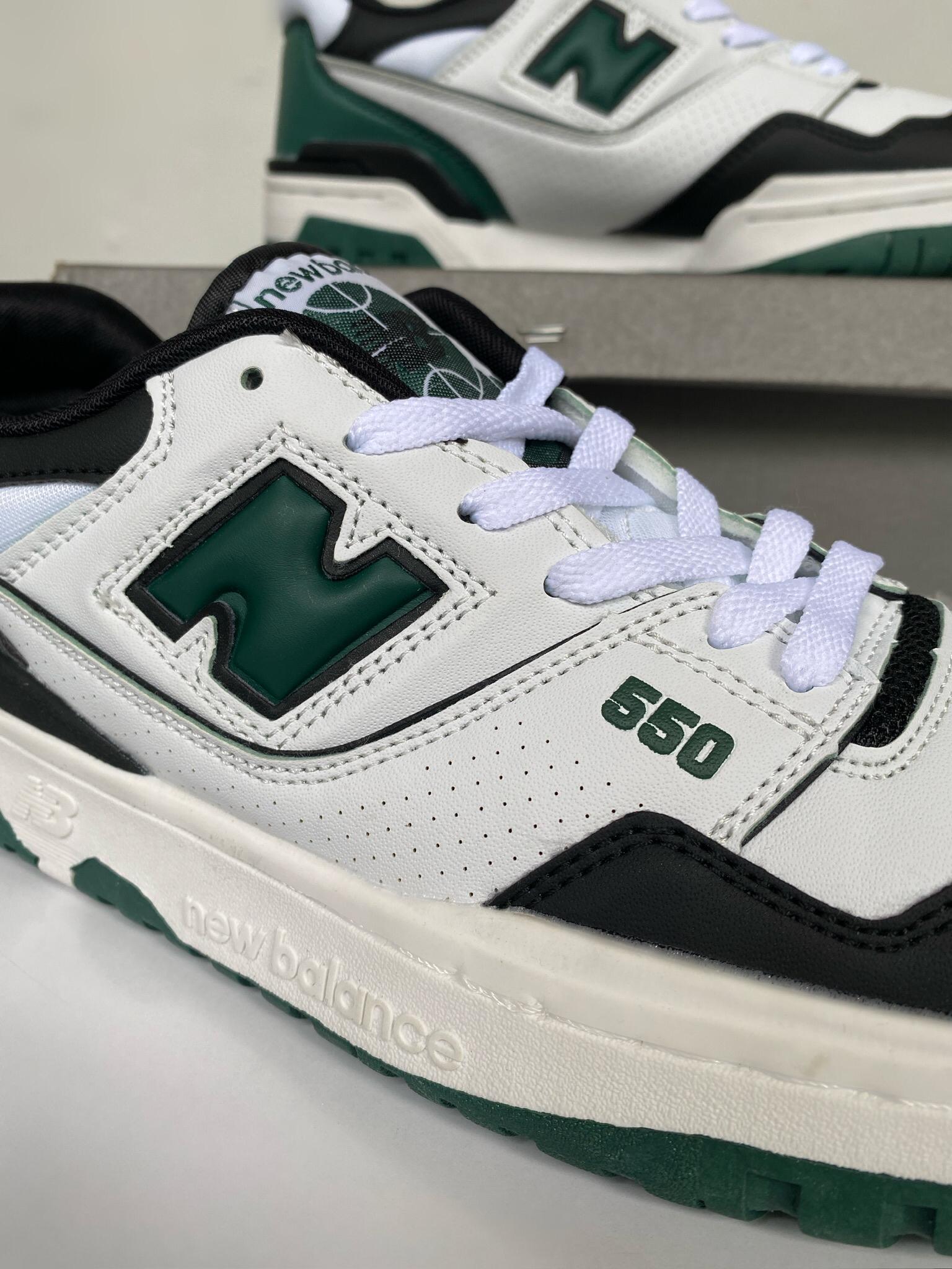New Balance 550 White Green Black | Shoezzyy
