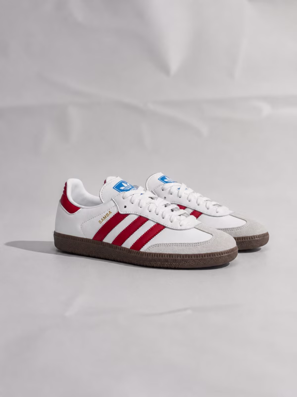 Adidas Samba White Red